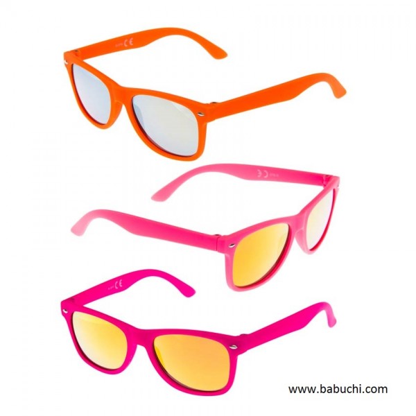 precio gafas de sol de niños naranja y rosa