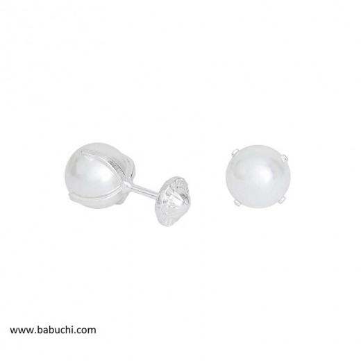 precio pendientes plata de ley patilla con perla 5 mm